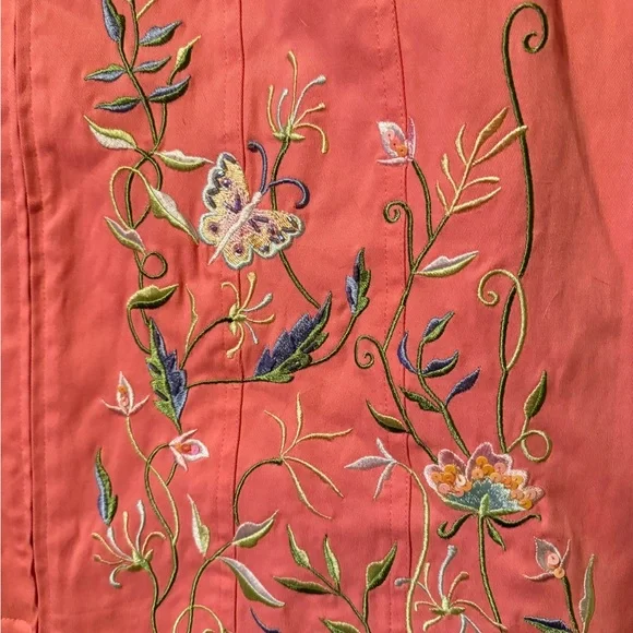 Quacker Factory Coral Jacket 2x. NWT - Picture 3 of 4